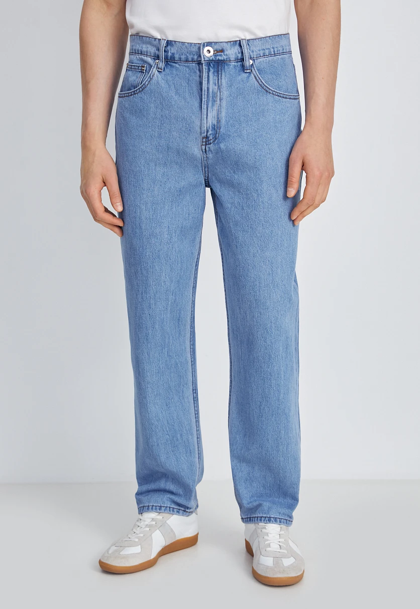 Джинсы straight fit мужские, Модель FSE25009, Фото №1
