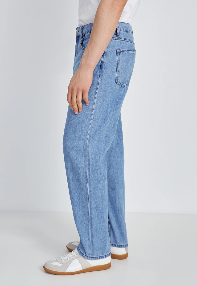 Джинсы straight fit мужские, Модель FSE25009, Фото №4