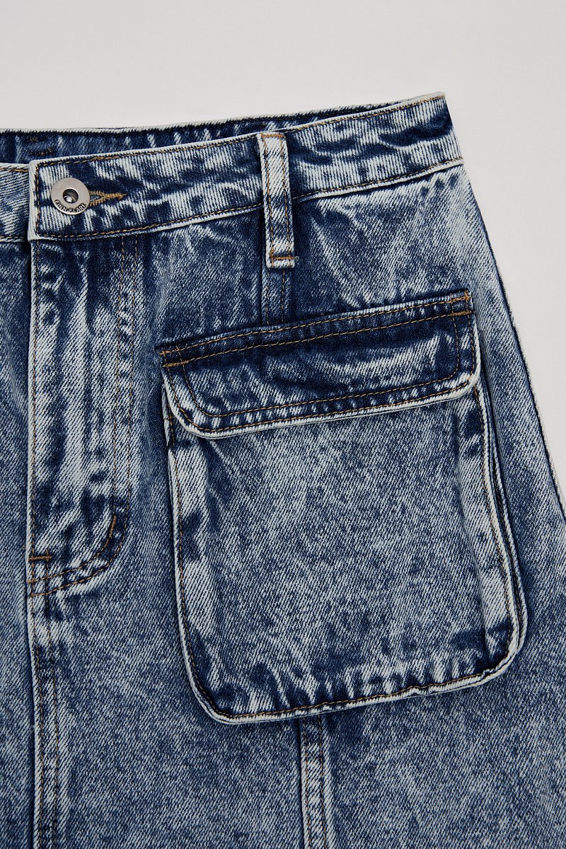 Джинсовая юбка мини, Модель FSE15018, Фото №8