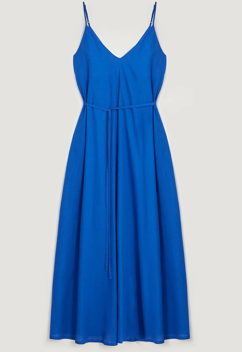 Сарафан макси льняной с вырезом на спине, Модель FSE11066, Фото №8