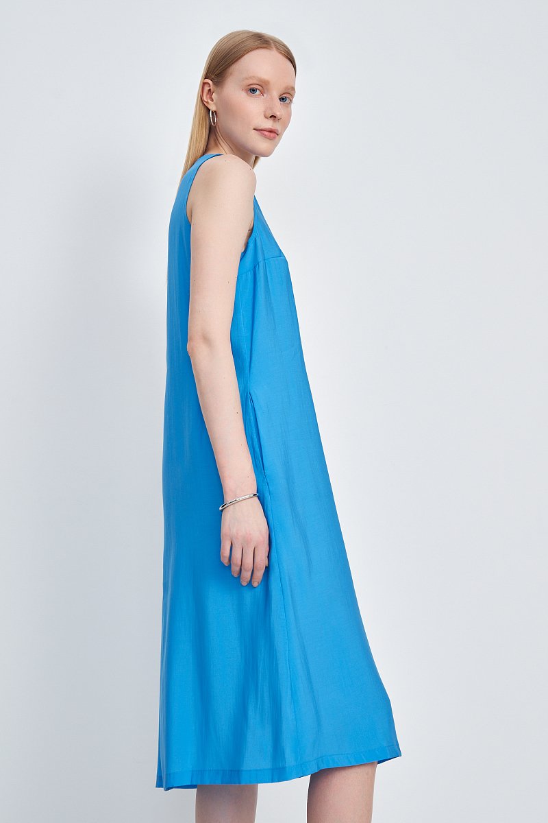 Платье с V-образным вырезом, Модель FSE11014, Фото №4