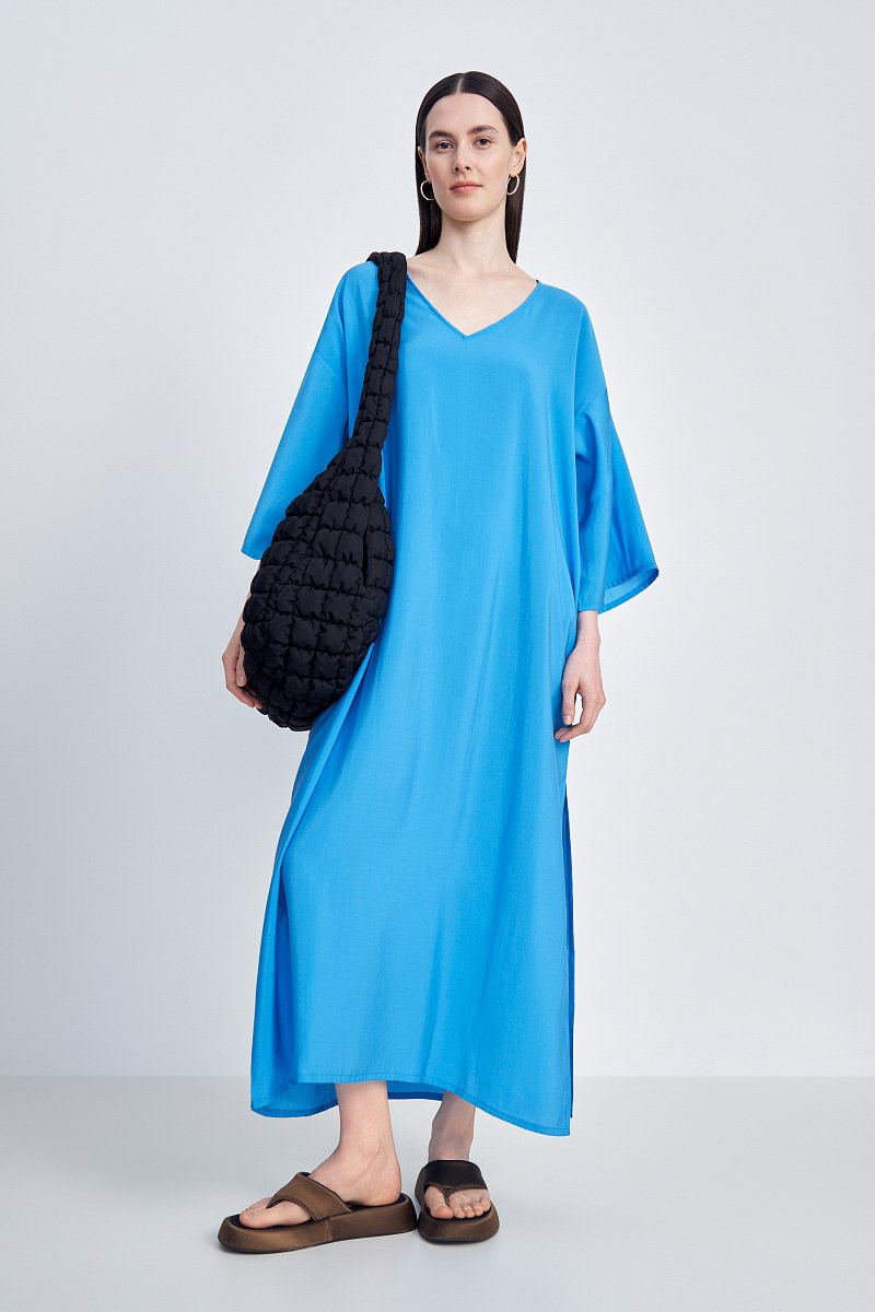 Платье свободного кроя с широкими рукавами, Модель FSE11017, Фото №1