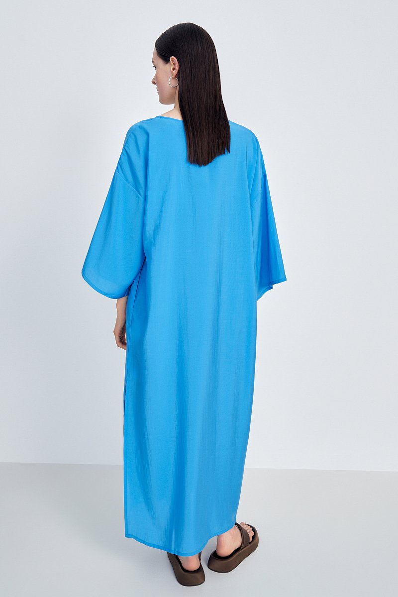 Платье свободного кроя с широкими рукавами, Модель FSE11017, Фото №4