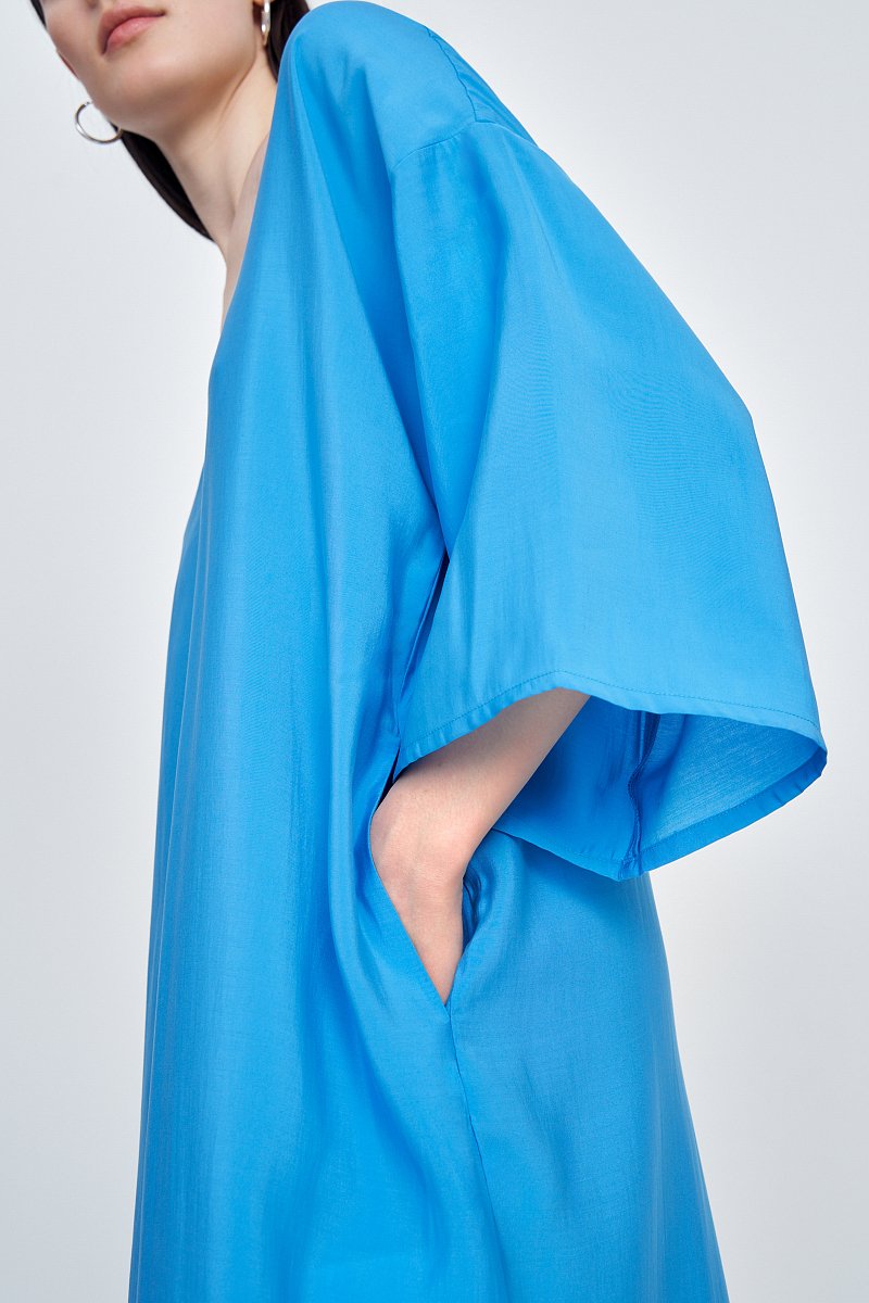 Платье свободного кроя с широкими рукавами, Модель FSE11017, Фото №5
