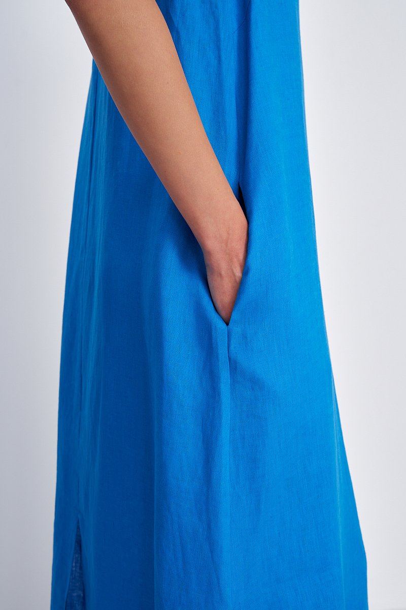 Платье свободного кроя с разрезами, Модель FSE110262, Фото №5
