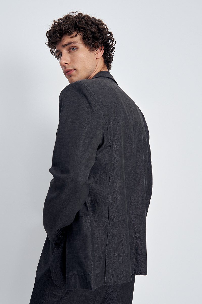 Пиджак однобортный с карманами, Модель FSE21010, Фото №5