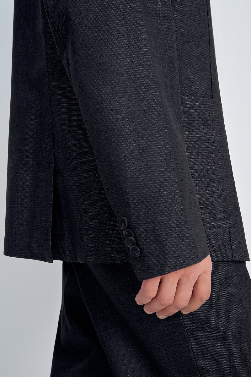 Пиджак однобортный с карманами, Модель FSE21010, Фото №6
