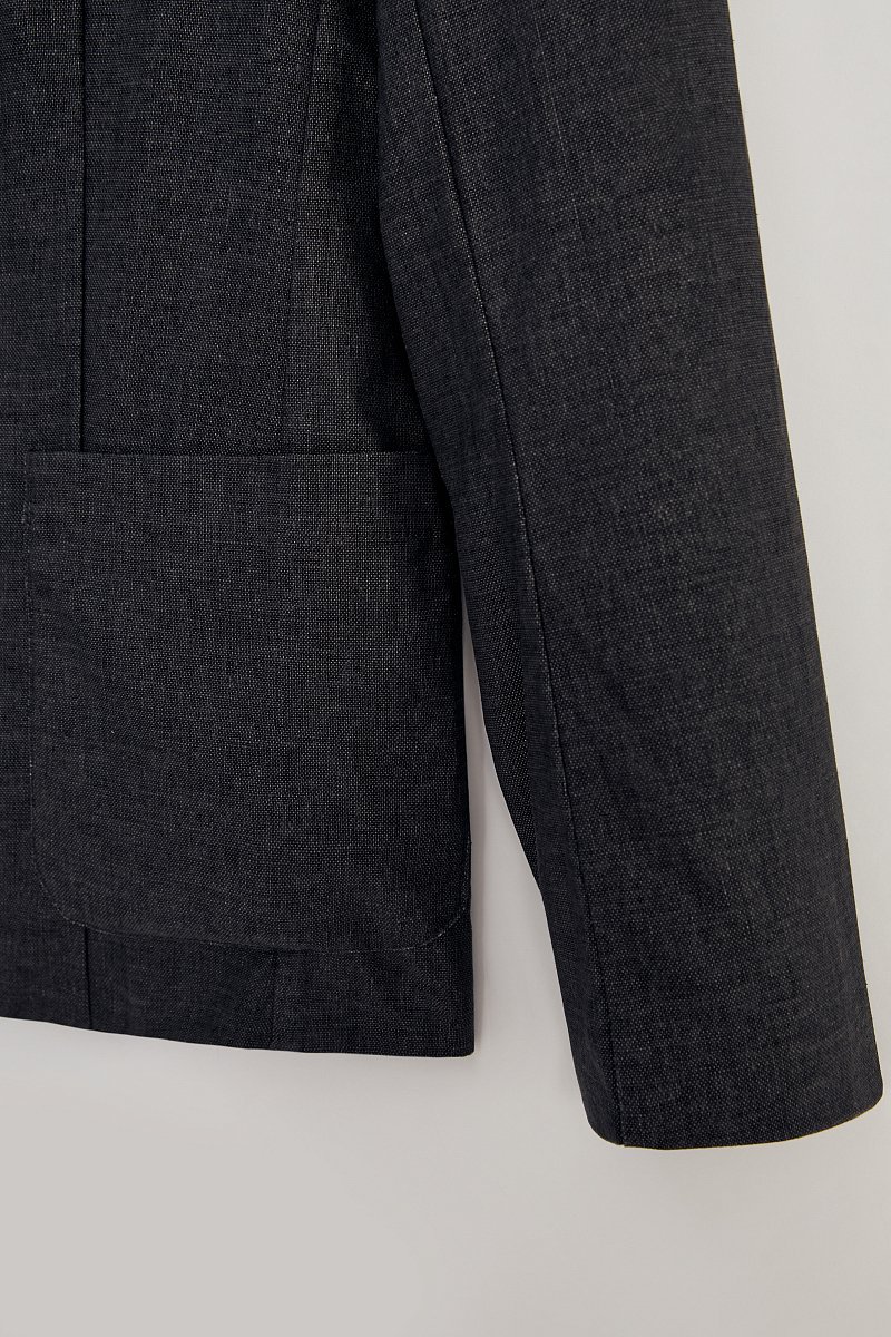 Пиджак однобортный с карманами, Модель FSE21010, Фото №7