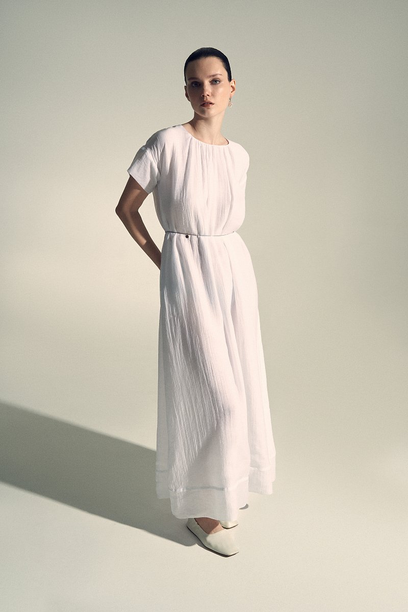 Платье макси с коротким рукавом, Модель FSE110183, Фото №1