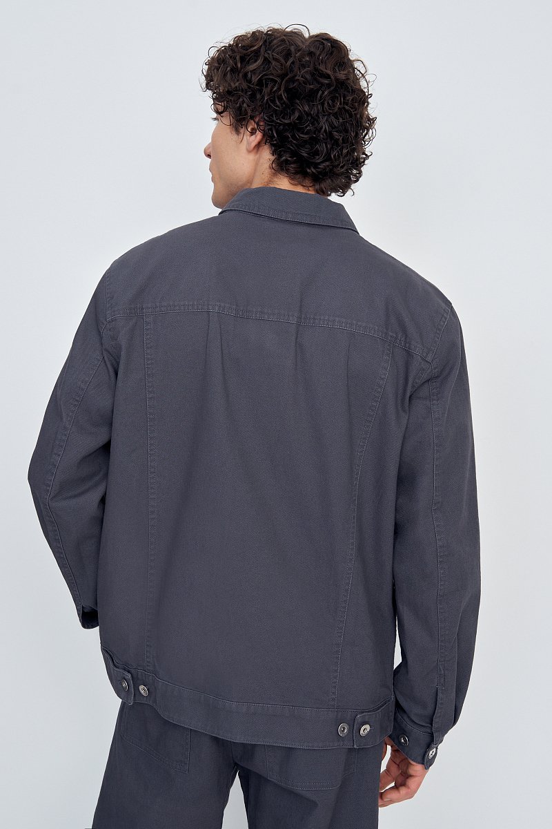 Джинсовая куртка с карманами, Модель FSE21005, Фото №5