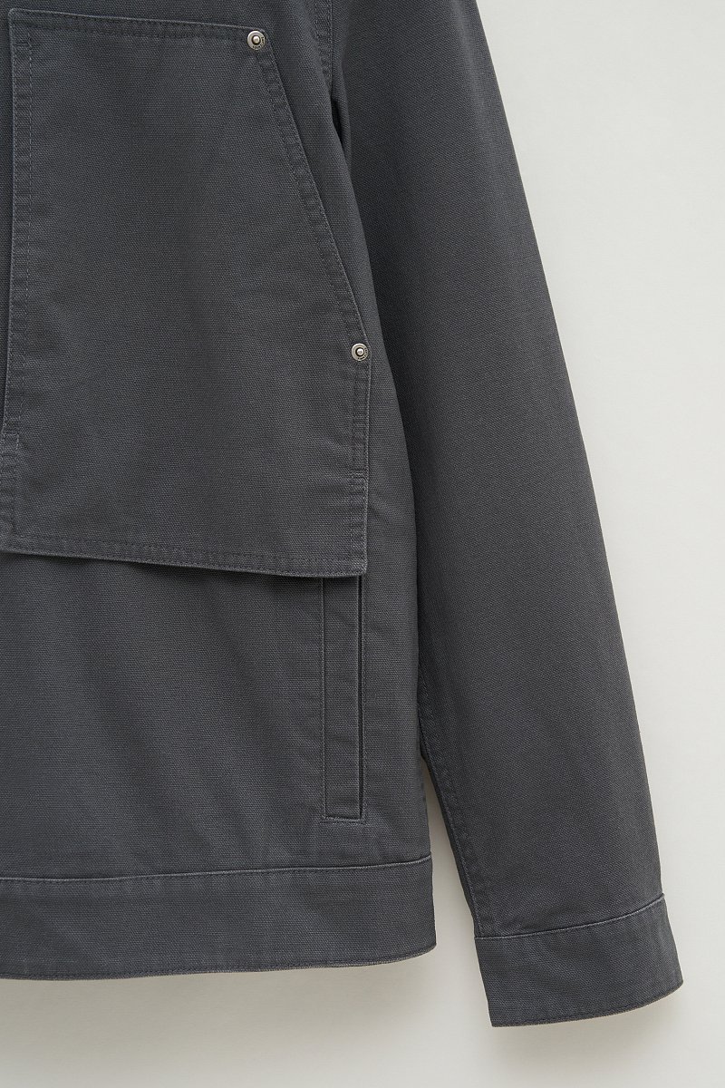Джинсовая куртка с карманами, Модель FSE21005, Фото №7