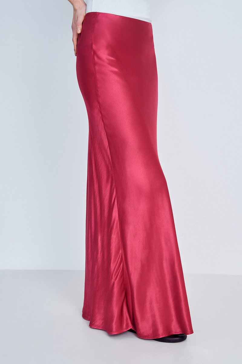 Атласная юбка макси, Модель FSE51010, Фото №4