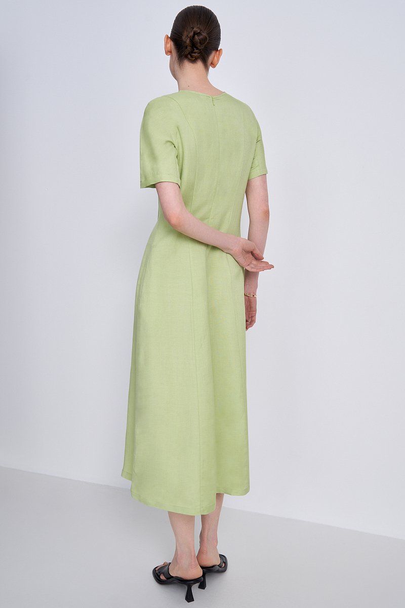 Платье миди с коротким рукавом, Модель FSE11061, Фото №4
