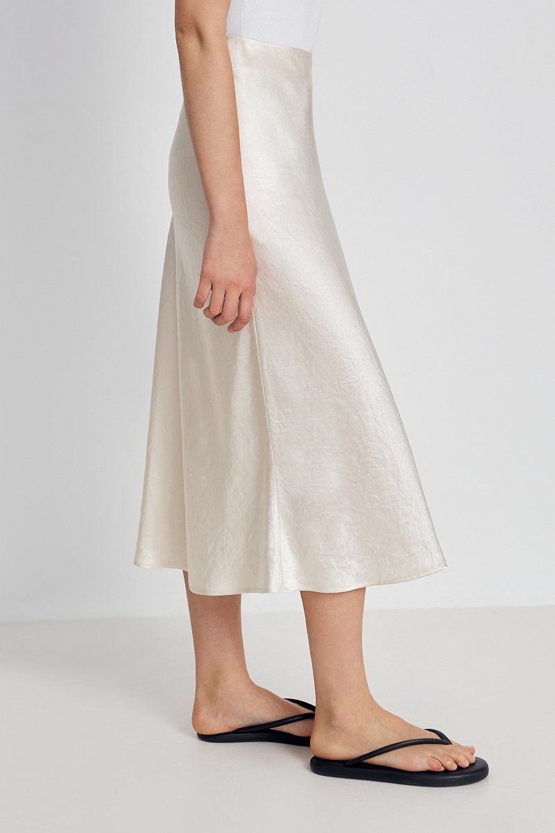 Атласная юбка миди, Модель FSE51011, Фото №4