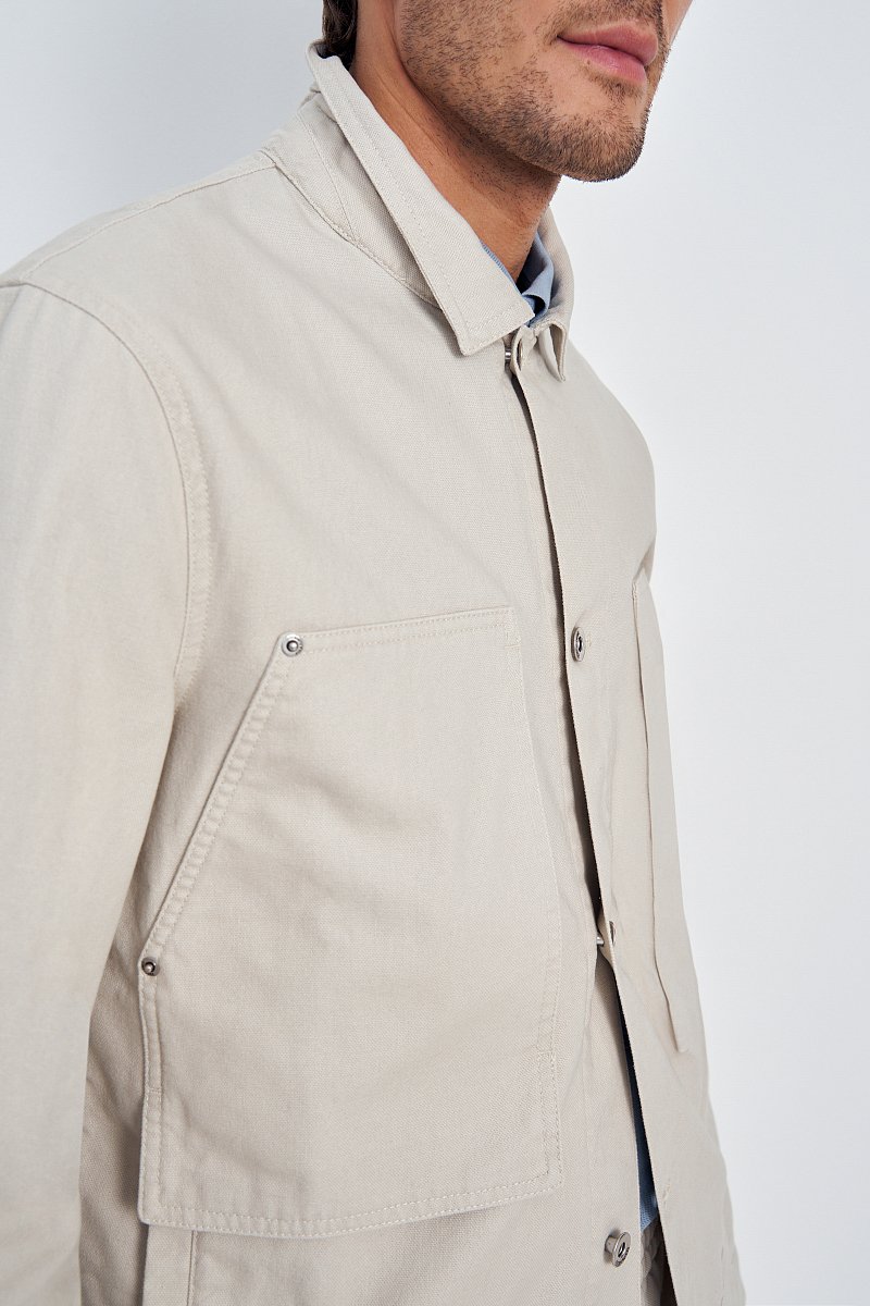 Джинсовая куртка с карманами, Модель FSE21005, Фото №6