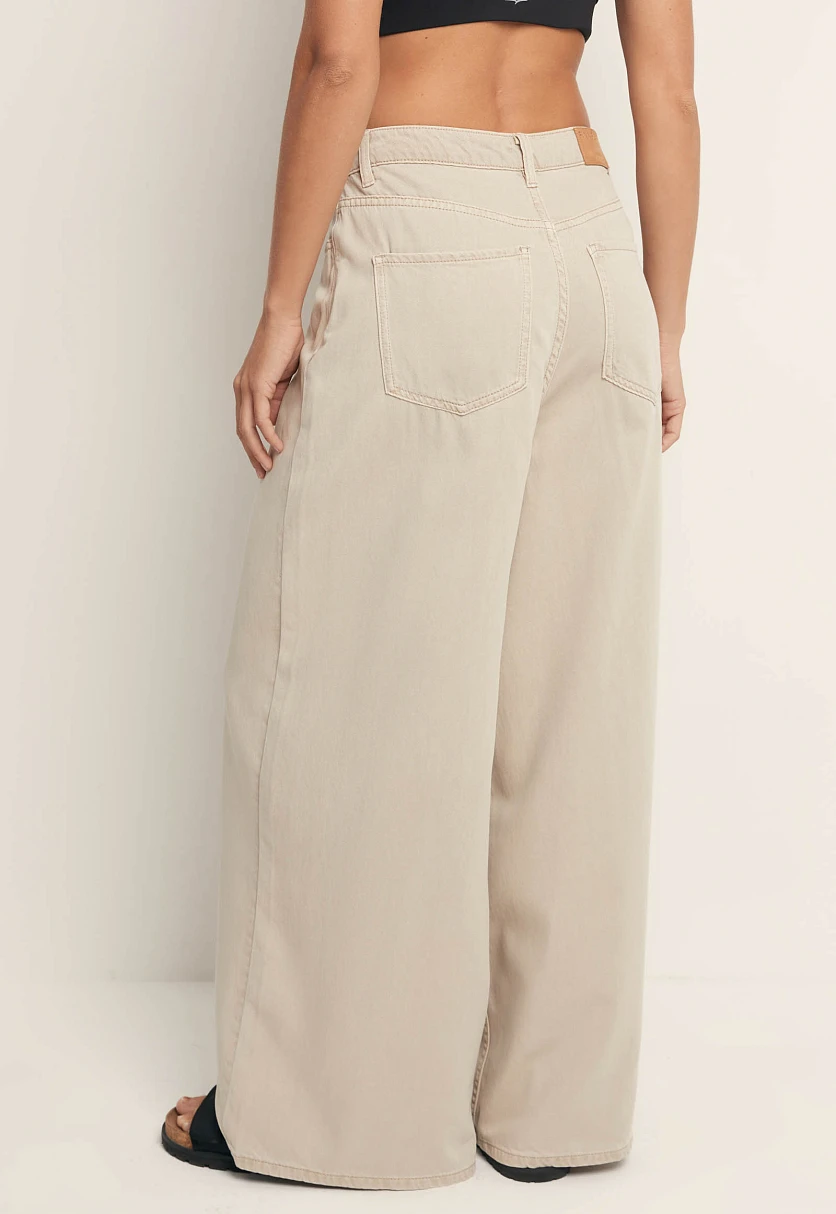 Джинсы wide leg fit женские из тенселя, Модель FSE15001, Фото №5
