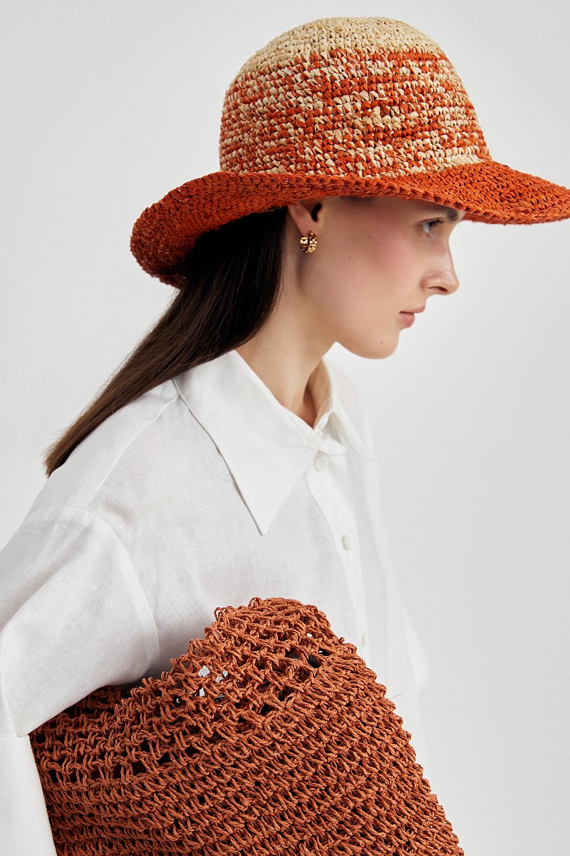 Шляпа плетеная, Модель FSE11406, Фото №3
