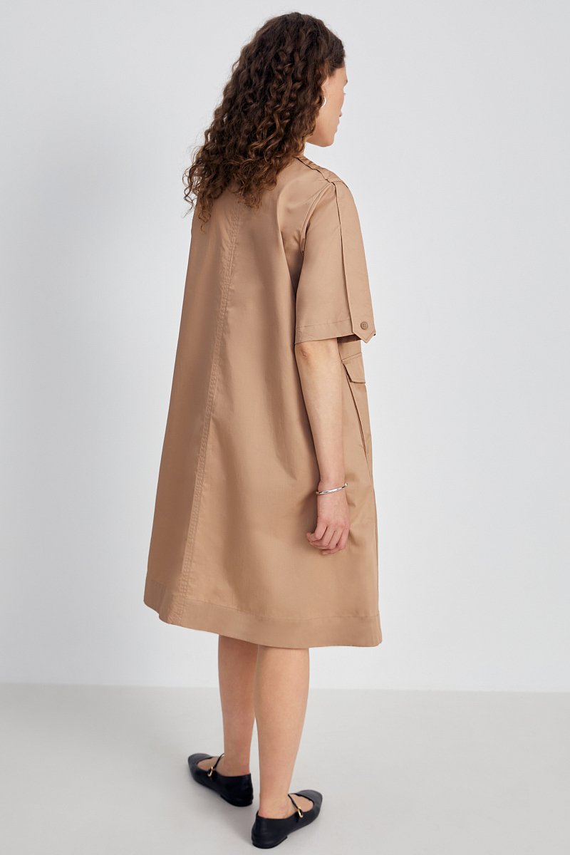 Платье с карманами из хлопка, Модель FSE110269, Фото №5