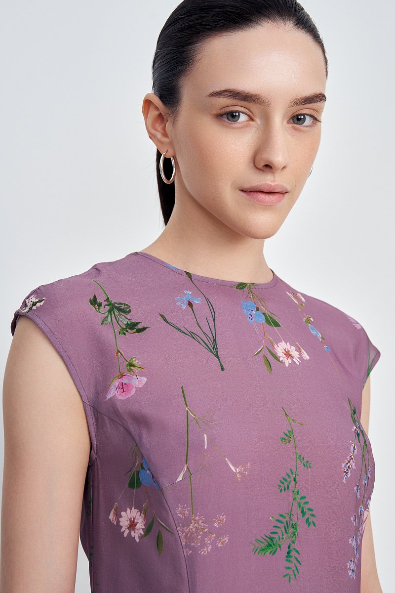 Платье макси с цветочным принтом, Модель FSE110111, Фото №5