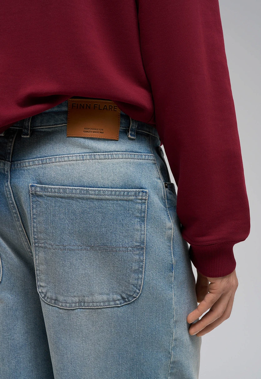 Джинсы loose fit мужские, Модель FSF25009, Фото №5