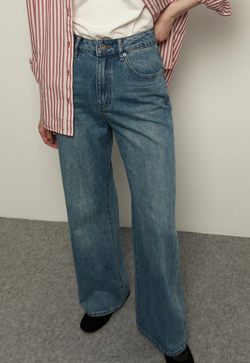 Джинсы straight fit женские, Модель FSF15009, Фото №5