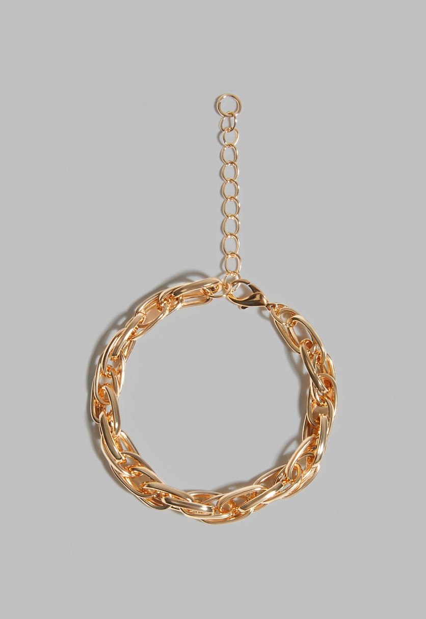 Браслет из крупных звеньев