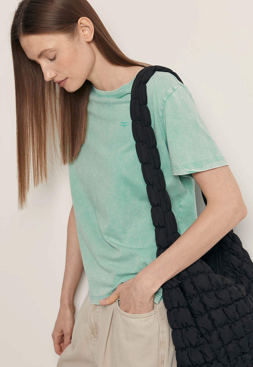 Футболка свободного силуэта из мягкого хлопка