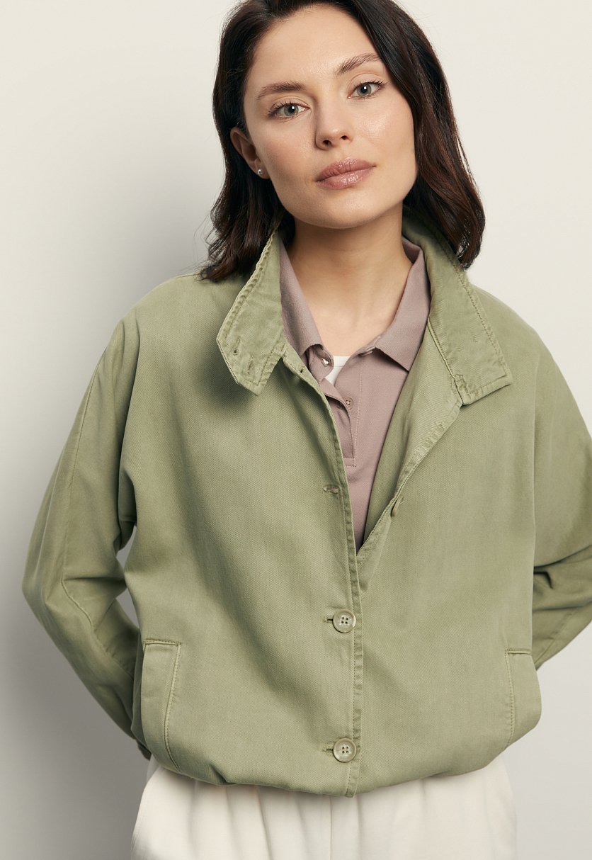 Джинсовый жакет из тенселя