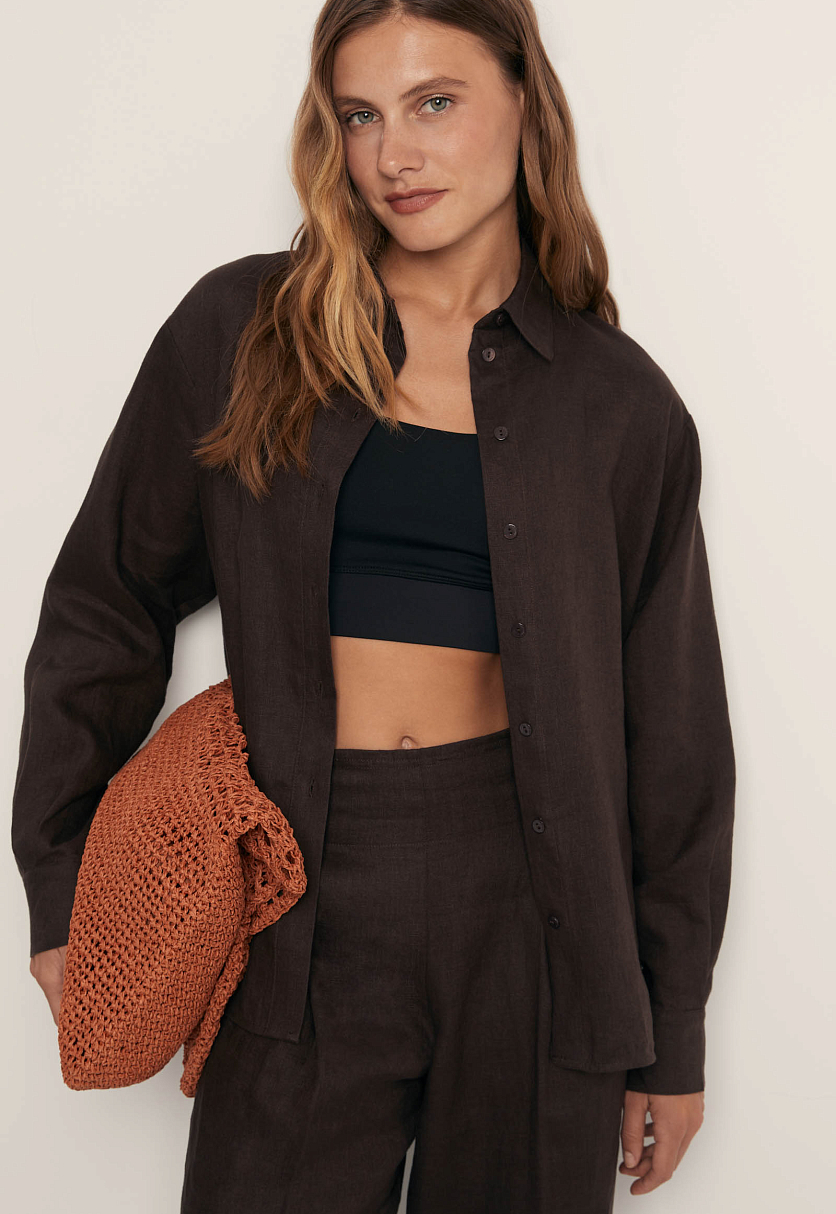 Рубашка изо льна Рубашка изо льна