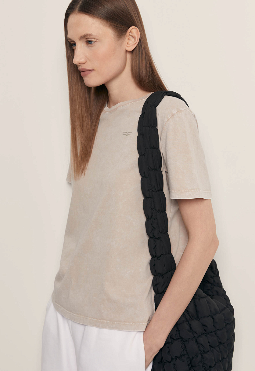 Футболка свободного силуэта из мягкого хлопка