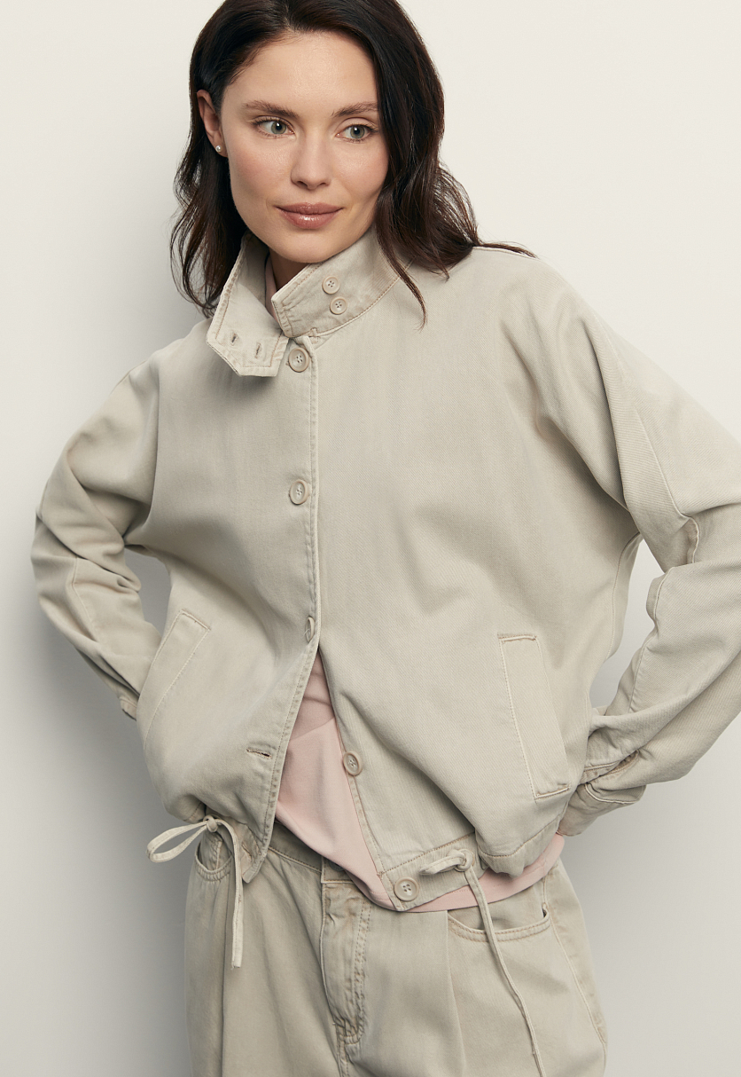 Джинсовый жакет из тенселя Джинсовый жакет из тенселя