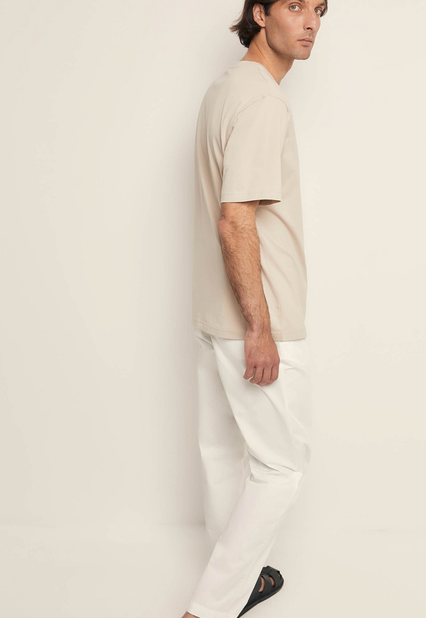 Футболка из хлопка с принтом