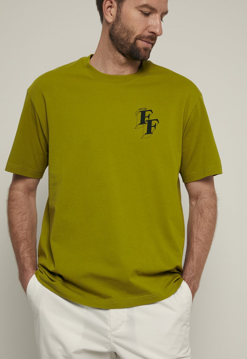 Футболка свободного кроя из хлопка