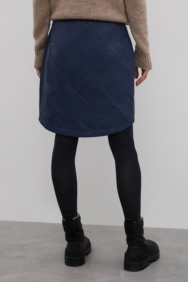 Стеганая юбка мини, Модель FWB110148, Фото №5