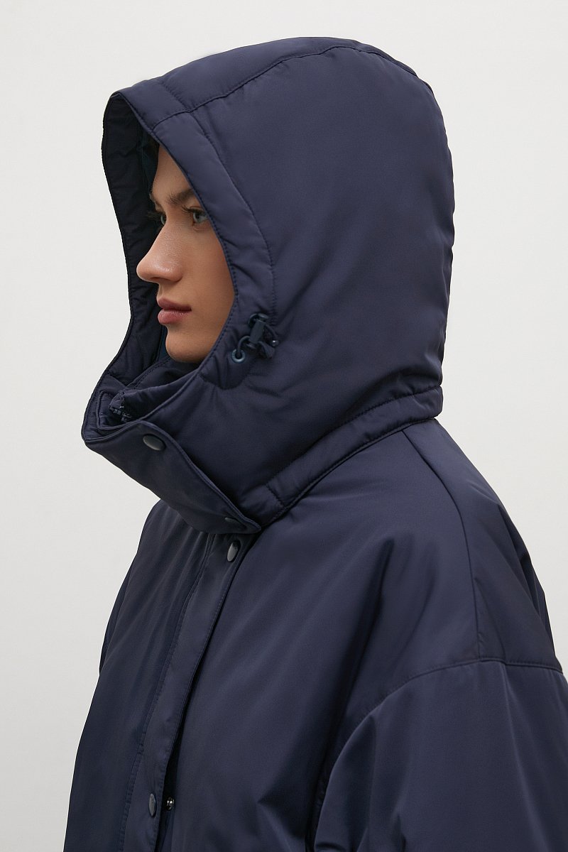 Утепленная куртка oversize силуэта, Модель FWB11021, Фото №7