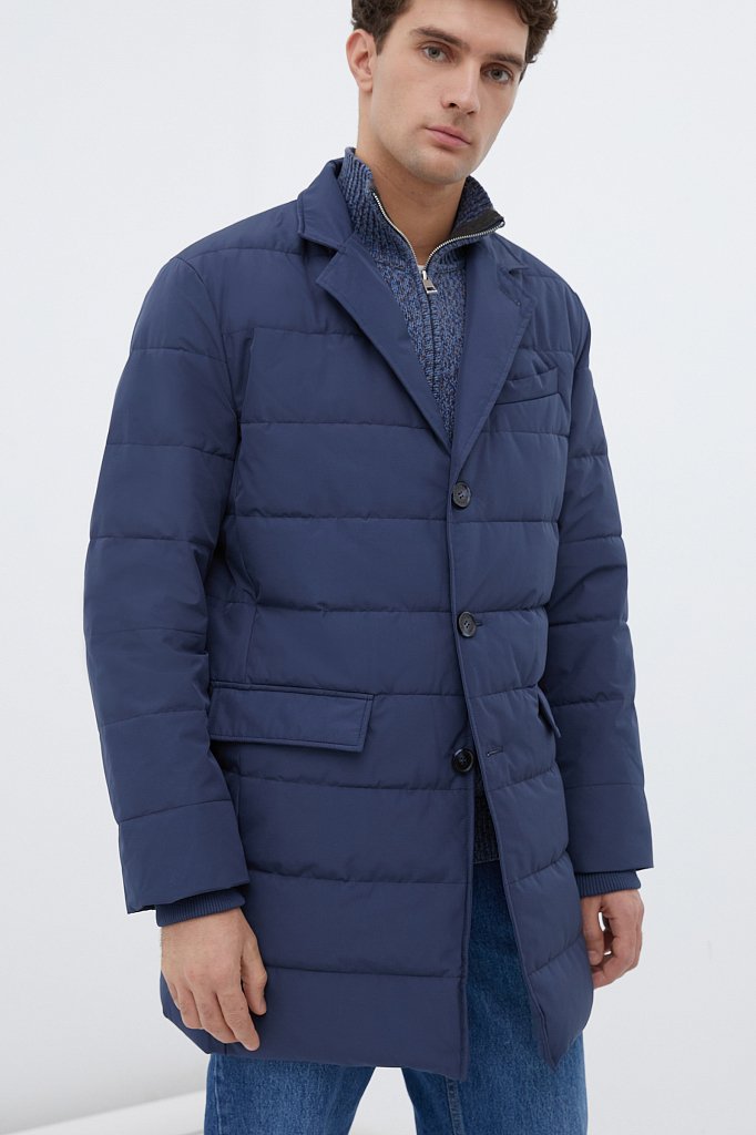 Утепленное пальто с капюшоном, Модель FWB21008, Фото №4
