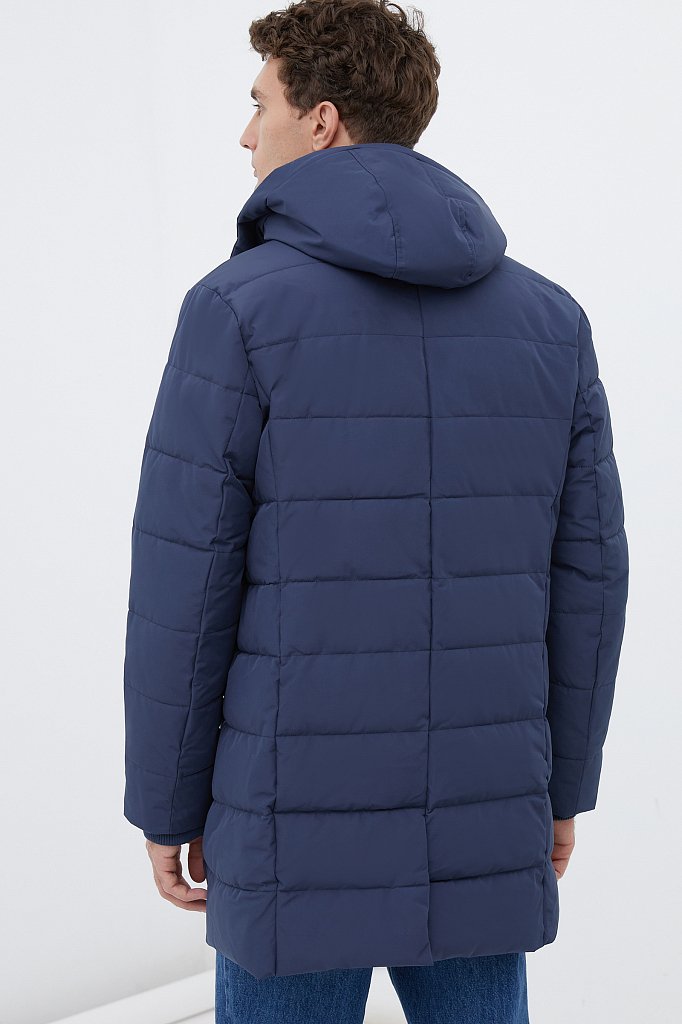 Утепленное пальто с капюшоном, Модель FWB21008, Фото №6