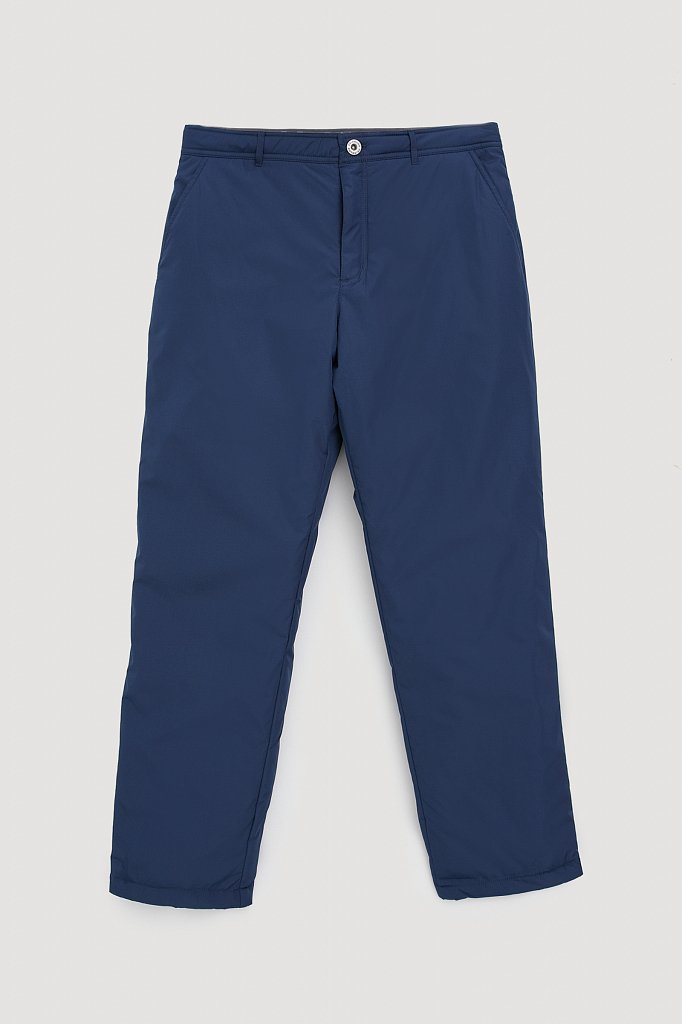 Утепленные брюки мужские прямого кроя, Модель FWB21060, Фото №6