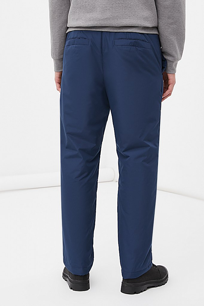 Утепленные брюки мужские прямого кроя, Модель FWB21060, Фото №4