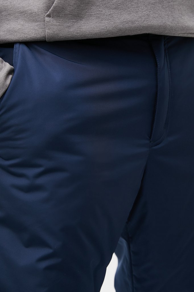 Утепленные брюки мужские прямого кроя, Модель FWB21060, Фото №5