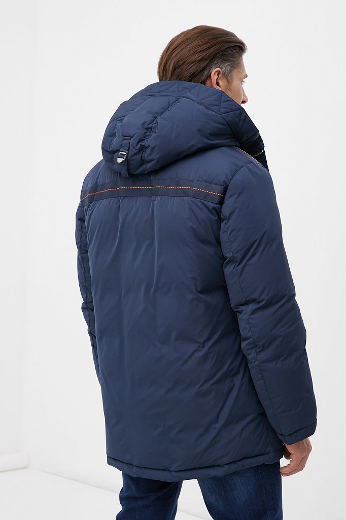Пуховое пальто мужское plus size, Модель FWB26067, Фото №3