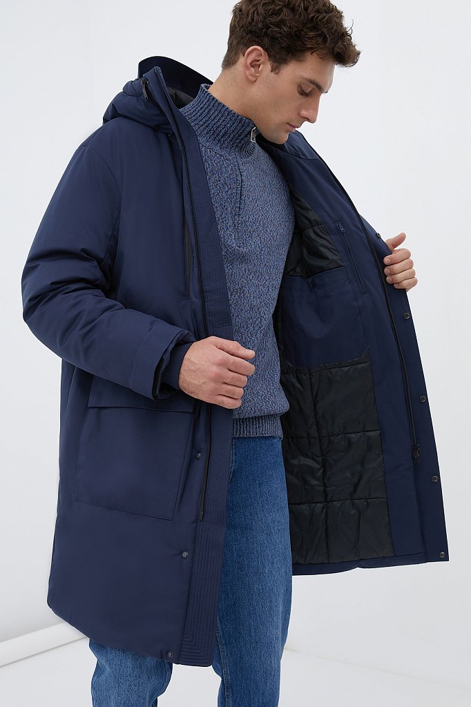 Пальто мужское, Модель FWB61029, Фото №5