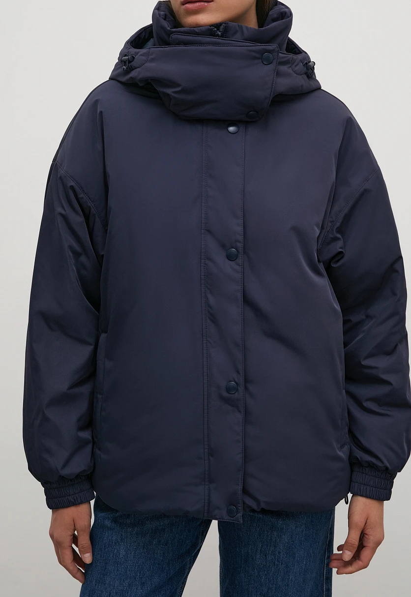 Утепленная куртка oversize силуэта, Модель FWB11021, Фото №3