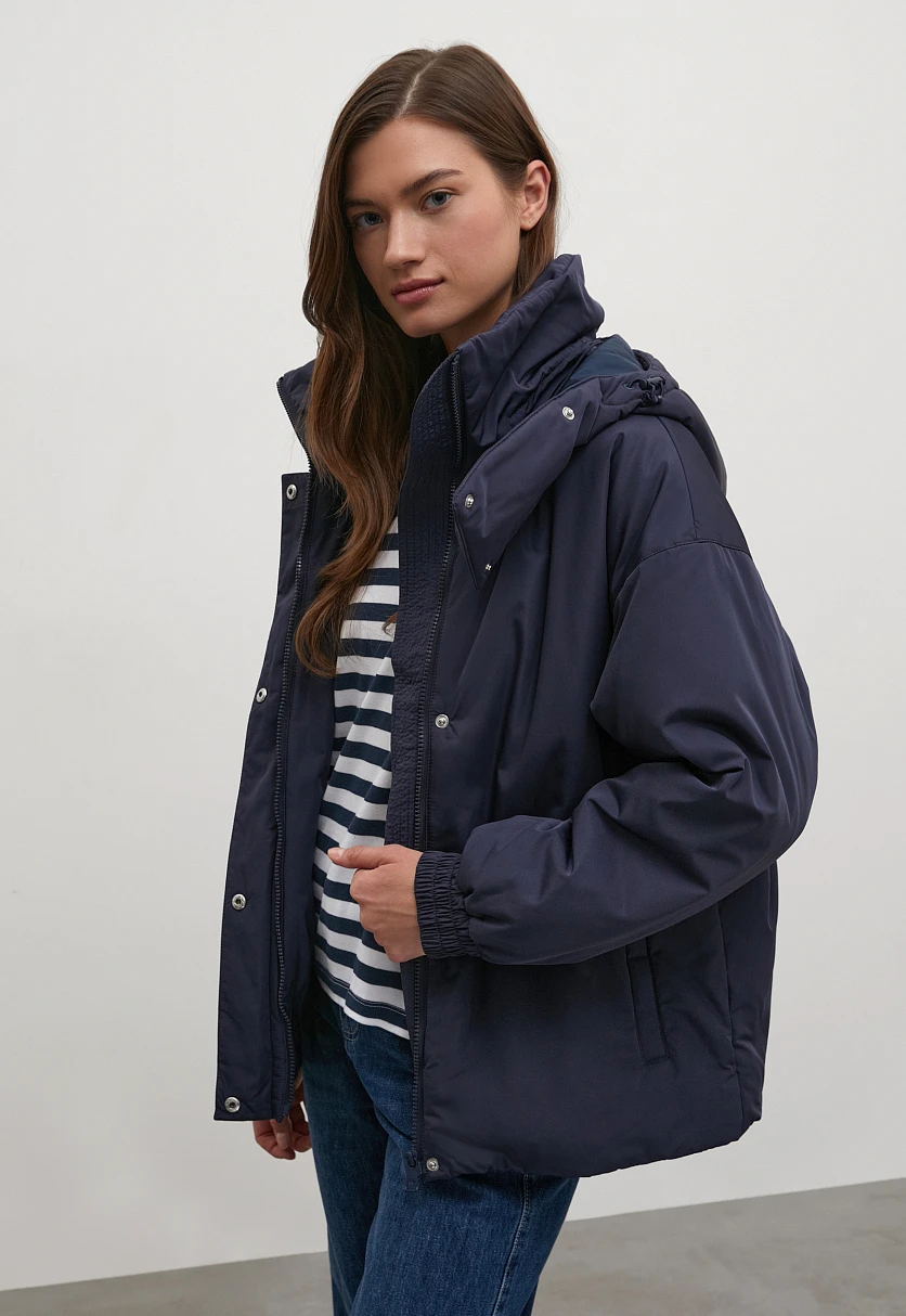 Утепленная куртка oversize силуэта, Модель FWB11021, Фото №4