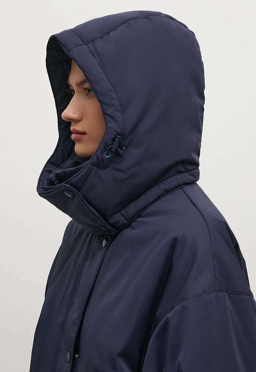 Утепленная куртка oversize силуэта, Модель FWB11021, Фото №7