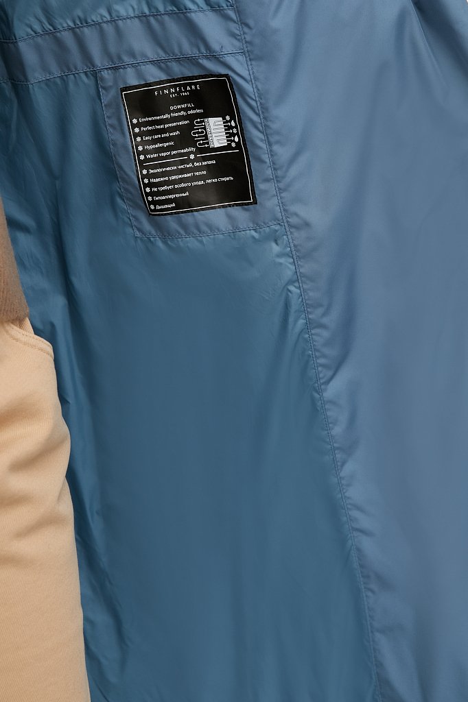 Утепленное стеганое пальто женское, Модель FWB160127, Фото №4