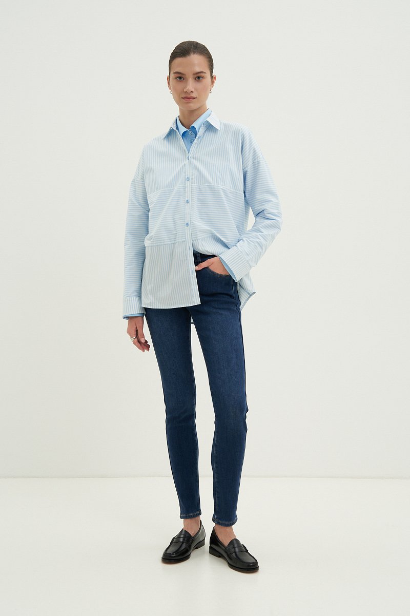 Утепленные джинсы skinny fit, Модель FWB15001, Фото №1
