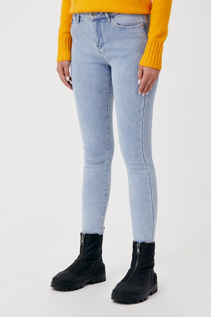 Утепленные джинсы skinny fit, Модель FWB15001, Фото №3