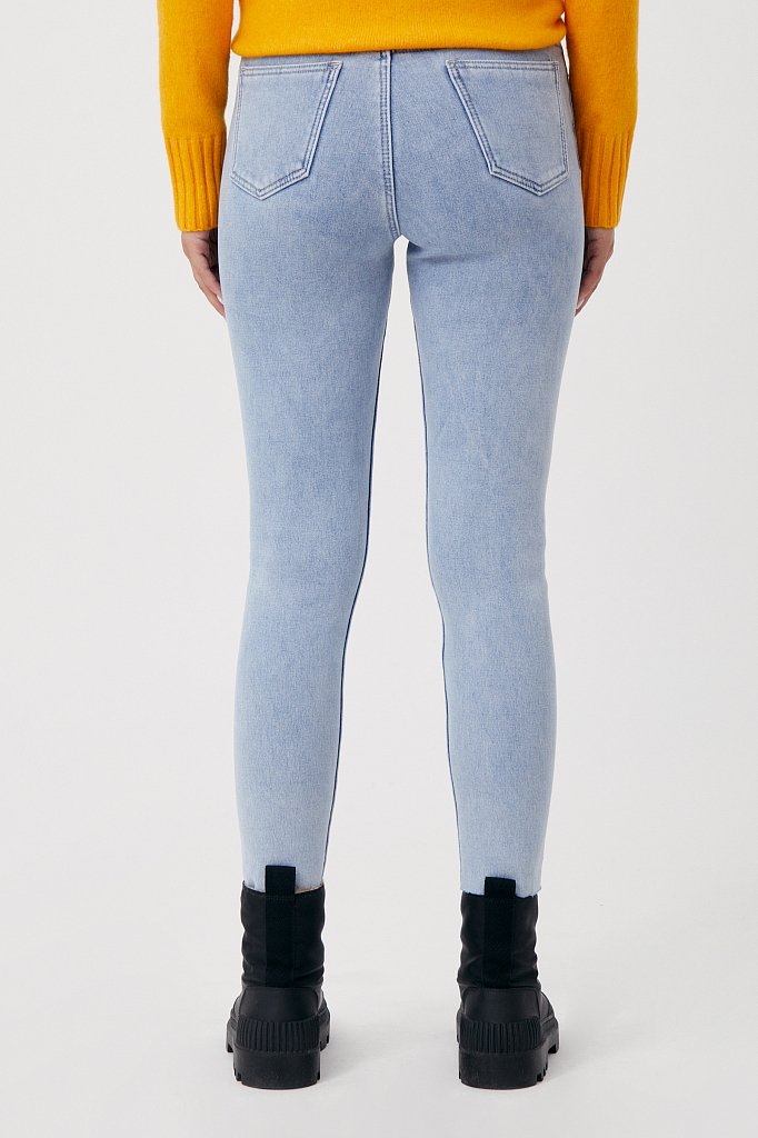 Утепленные джинсы женские, Модель FWB15001, Фото №4