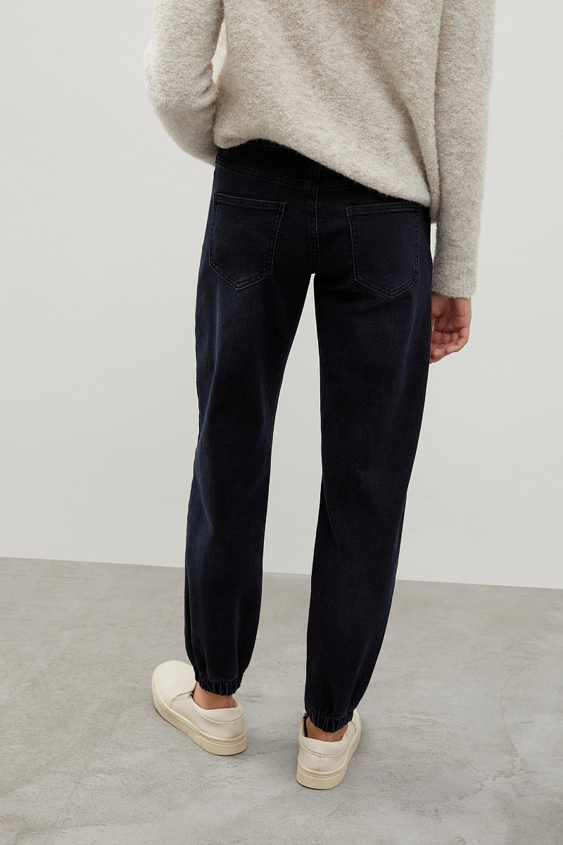 Утепленные джинсы jogger fit женские, Модель FWB15000, Фото №5